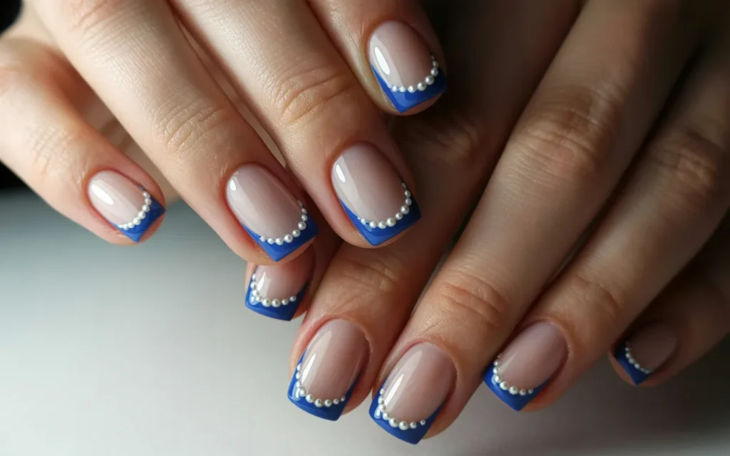 Pearl Cobalt Blue Tips