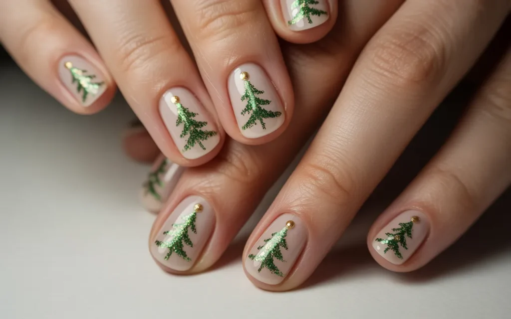 Glitter Christmas Tree Art