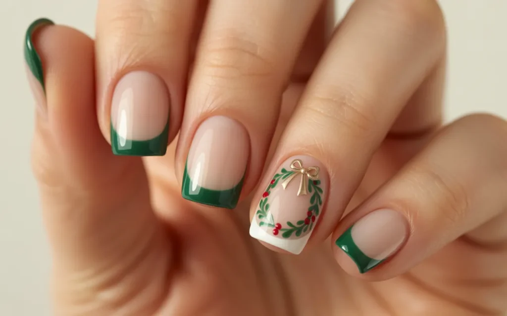 Christmas Wreath Accent