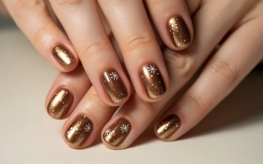 Neutral Glitter Winter Set