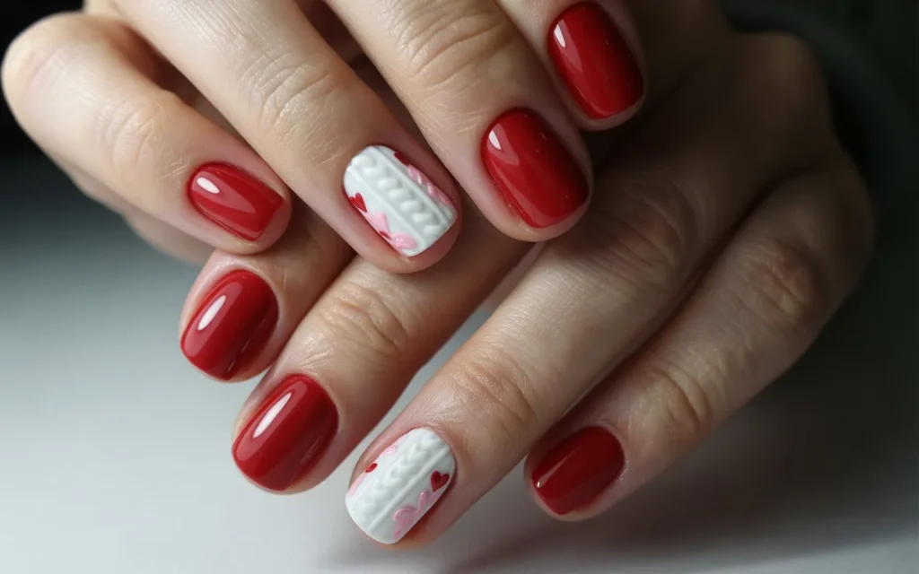 Red and White Cozy Combo