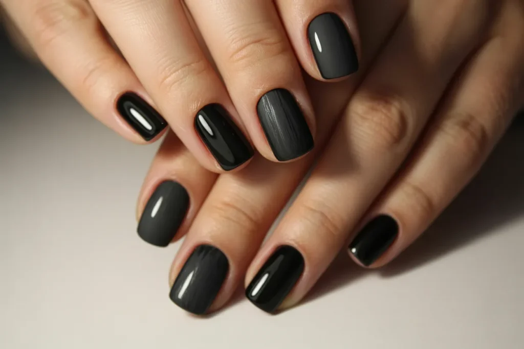 Matte and Gloss Combo – Modern Contrast