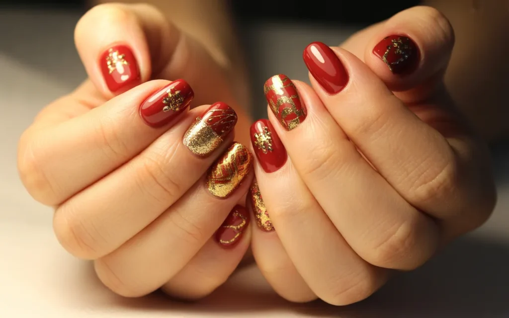 Red and Gold Multi-Design Mix
