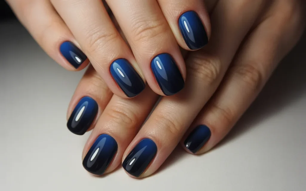 Dark Blue Gradient to Black
