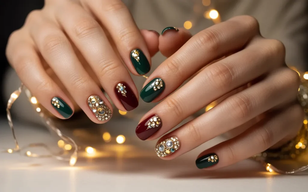 Festive Rhinestone Accents