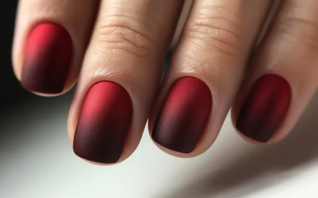Velvet Deep Red Tips