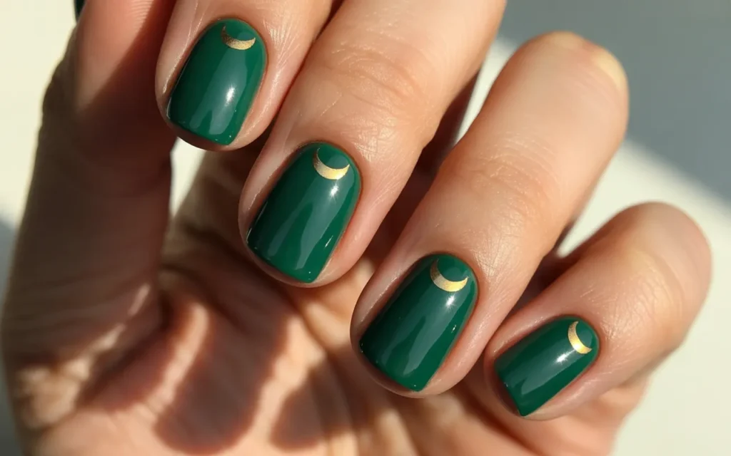 Bold Glossy Emeralds