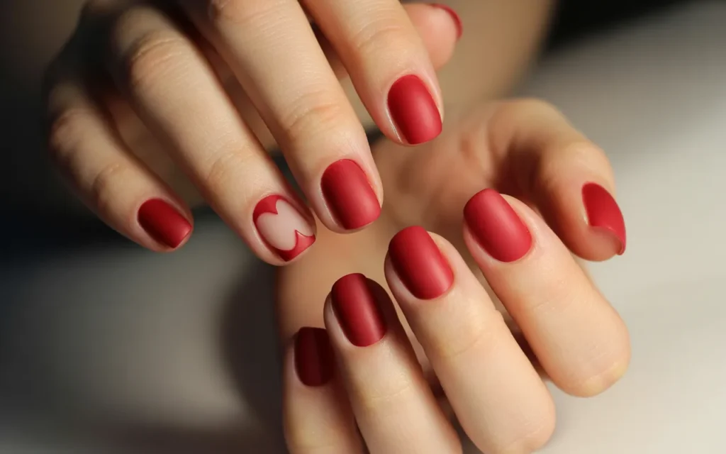 Minimalist Negative Space Hearts