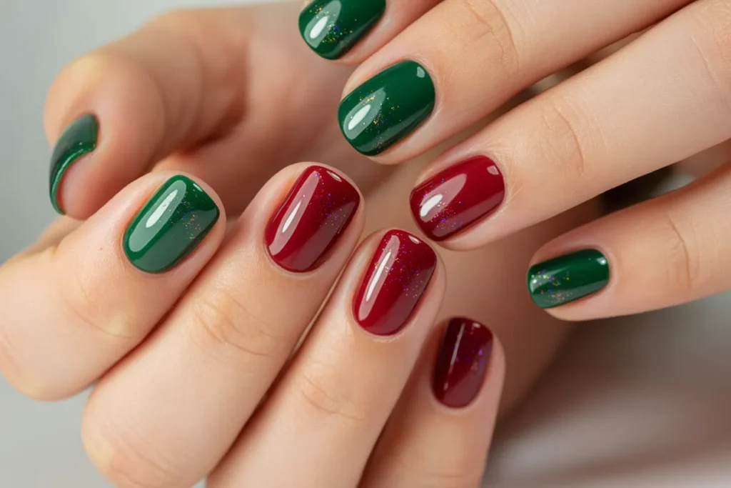 Ombre Green to Red