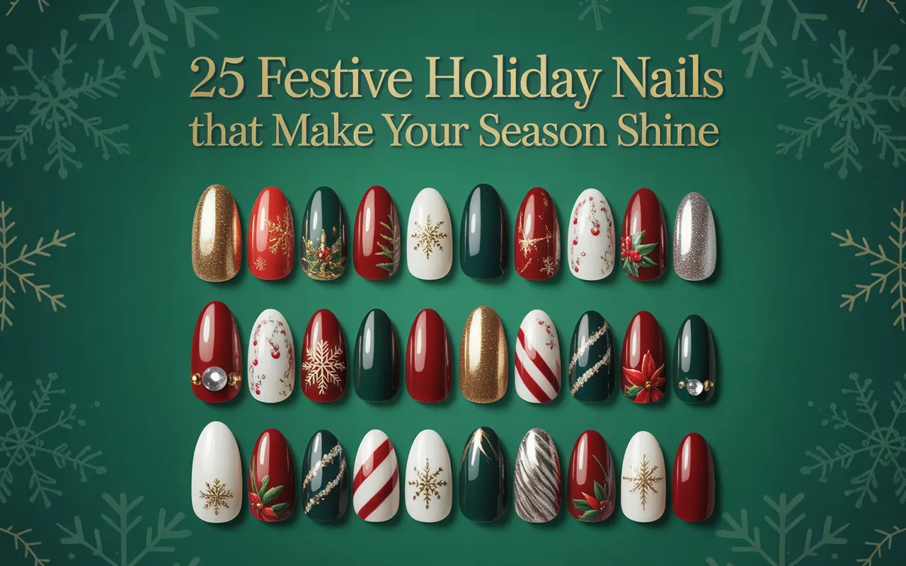 25 Festive Holiday Nails That Make Your Season Shine