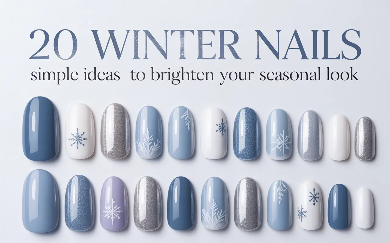 20 Winter Nails Simple Ideas to Brighten Your Seasonal Look