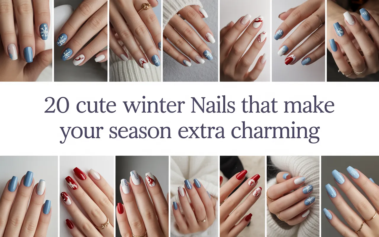 20 Cute Winter Nails That Make Your Season Extra Charming