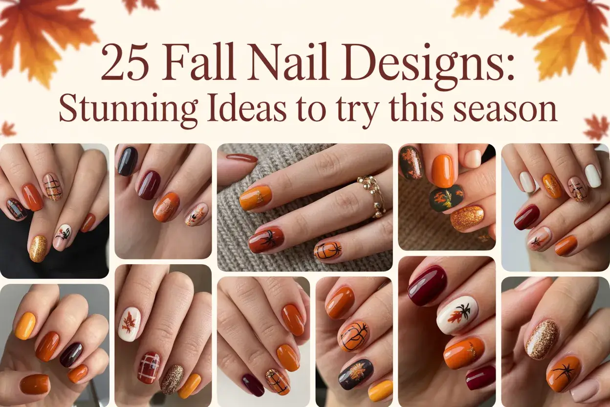 25 Fall Nail Designs: Stunning Ideas to Try This Season
