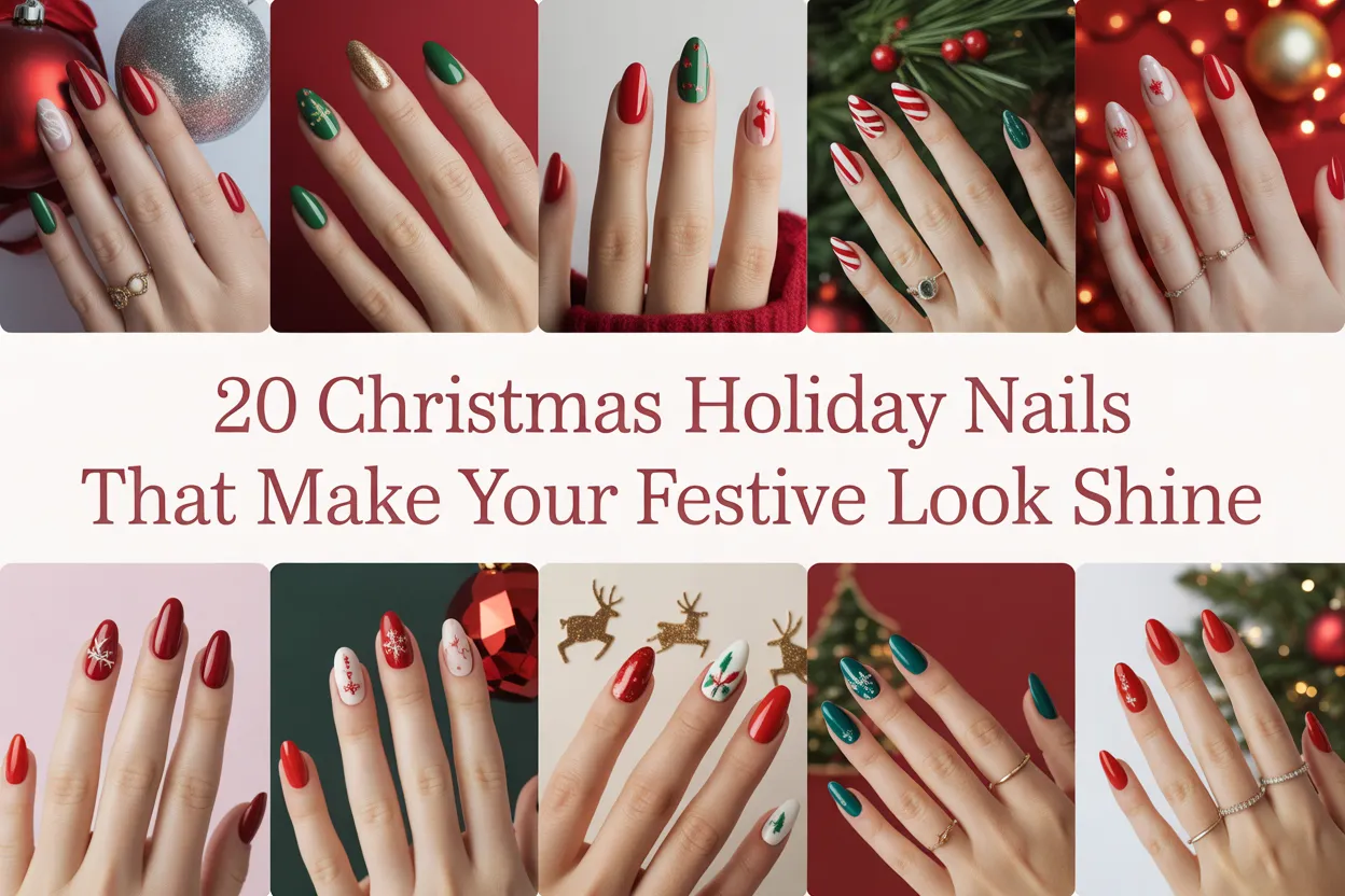 20 Christmas Holiday Nails That Make Your Festive Look Shine