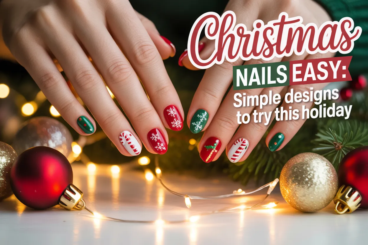 Christmas Nails Easy: Simple Designs to Try This Holiday