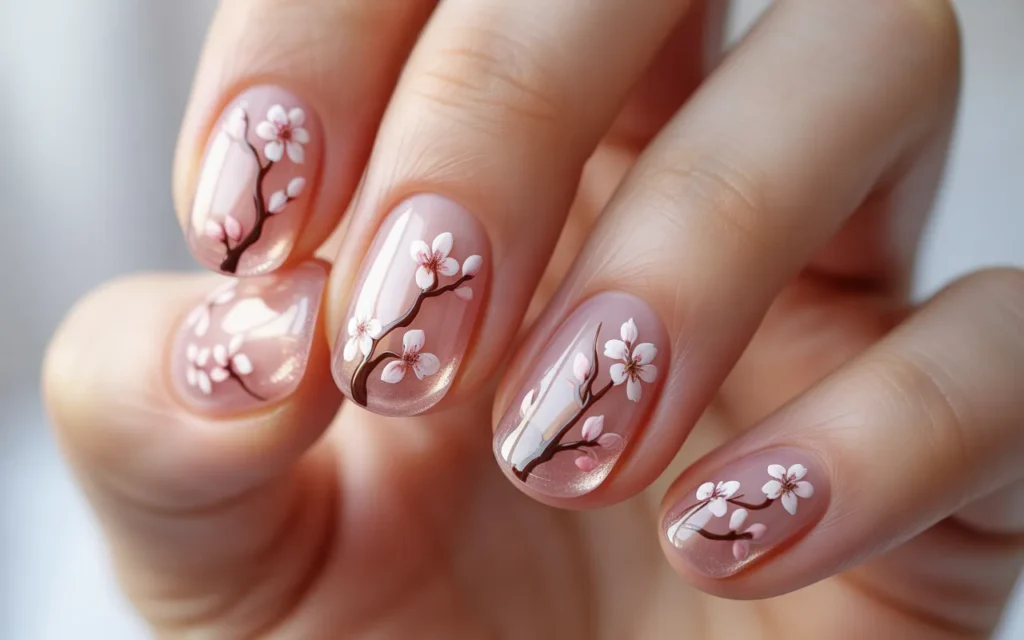 Jelly Pink Cherry Blossoms