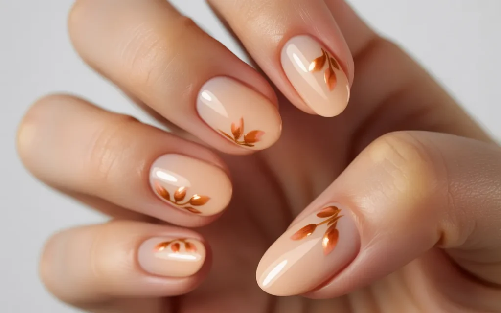 Nude with Orange Flowers