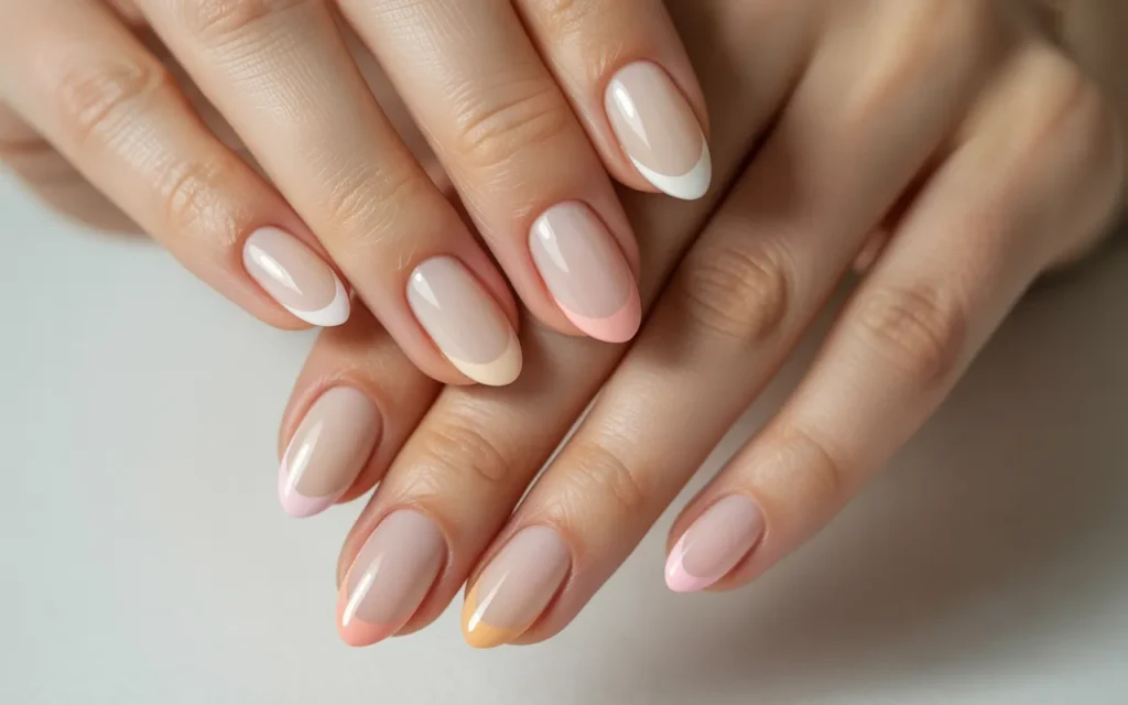 Almond Pastel Tips