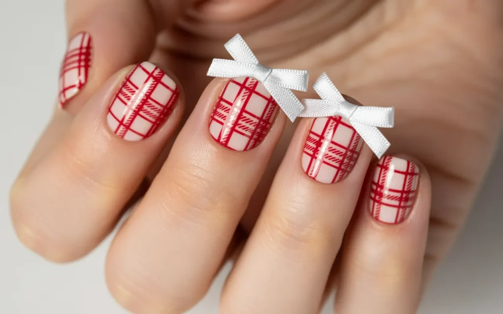 Plaid Mani