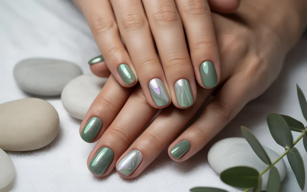 Luxe Jade & Spa Inspired Nails