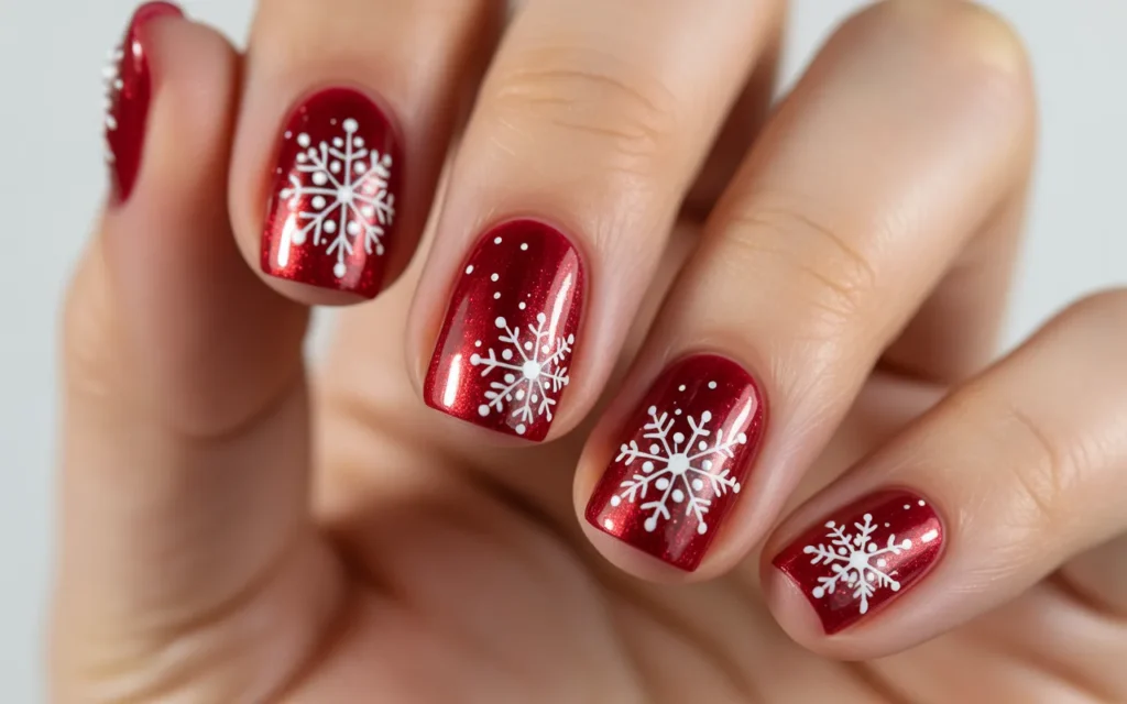 Snowflake Nails