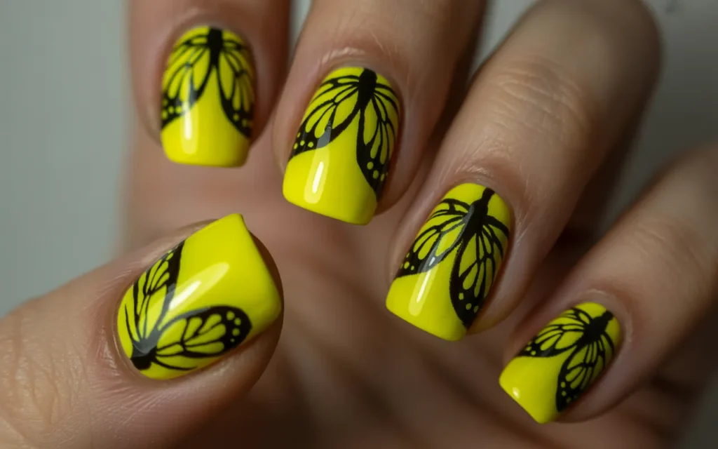 Hot Neon Butterflies