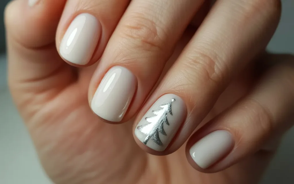 Silver Christmas Tree Accent