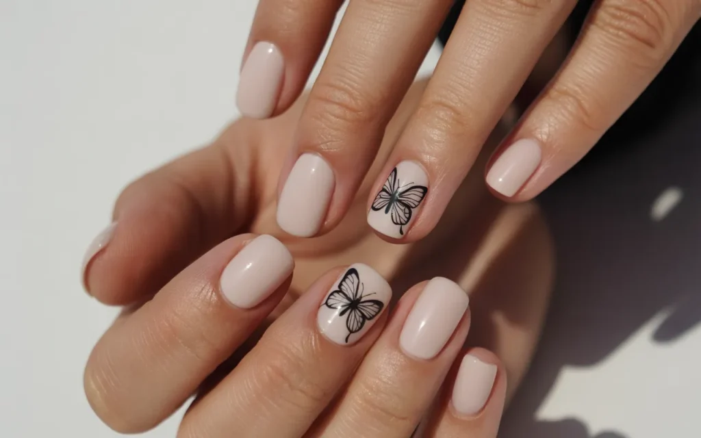 Minimalist Butterfly Art