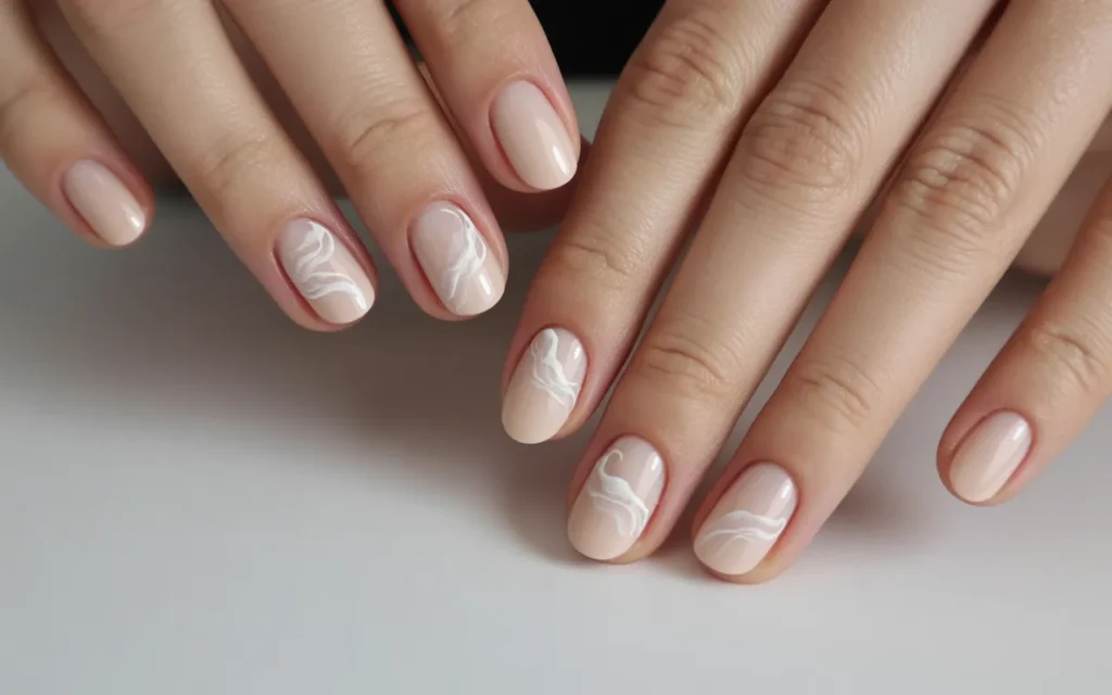 Soft Cloud Nails