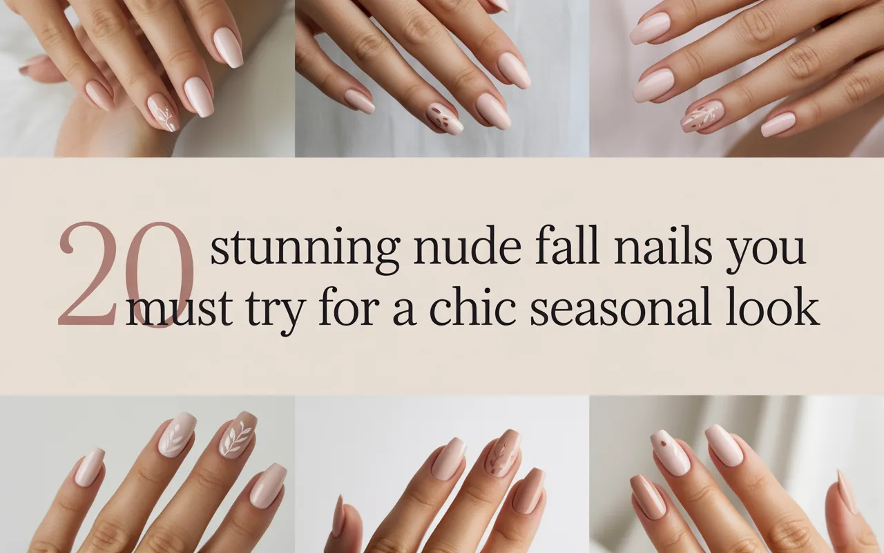 20 Stunning Nude Fall Nails You Must Try for a Chic Seasonal Look