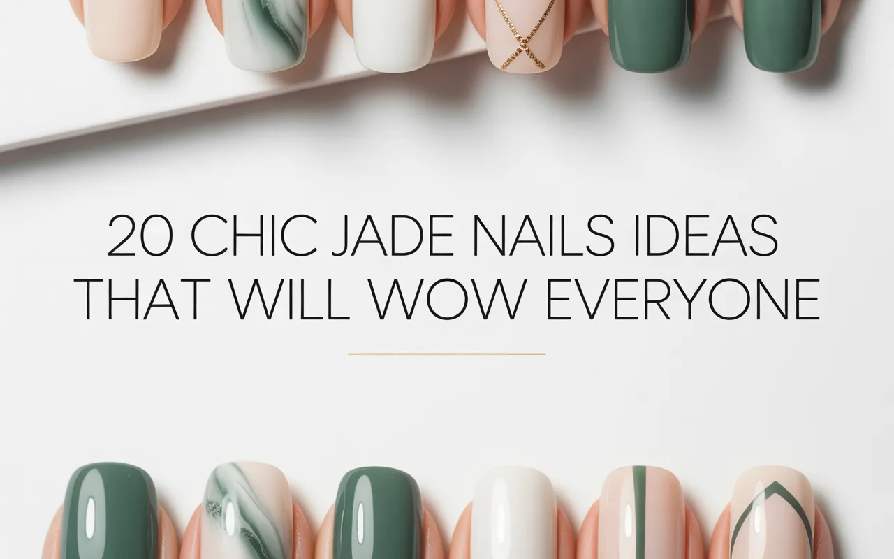 20 Chic Jade Nails Ideas That Will Wow Everyone