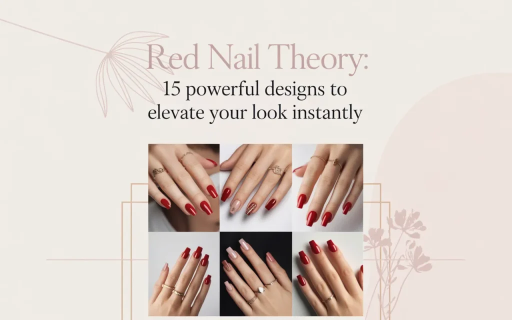 Red Nail Theory: 15 Powerful Designs to Elevate Your Look Instantly